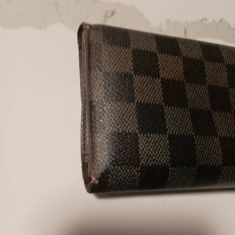 Authentic Louis Vuitton Louis Vuitton Tri-Fold Wallet Damier Porto Monogram